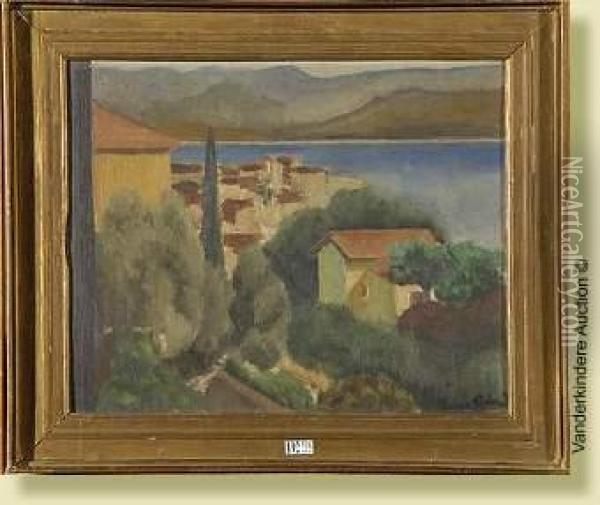 Paysage Provencal Oil Painting - Pierre Girard