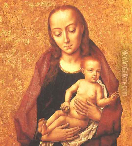 Virgin and Child 2 Oil Painting - Dieric the Elder Bouts