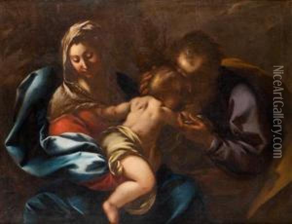 La Sainte Famille Oil Painting - Stefano Danedi