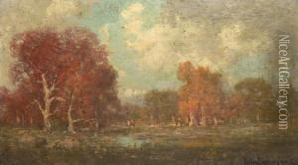 East Coast Autumn Landscape Oil Painting - Julian Onderdonk