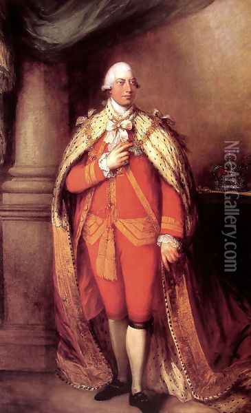 King George III Oil Painting - Thomas Gainsborough