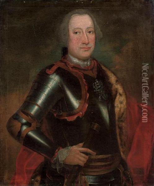 Portrait Of A Gentleman Oil Painting - Johann Heinrich The Elder Tischbein