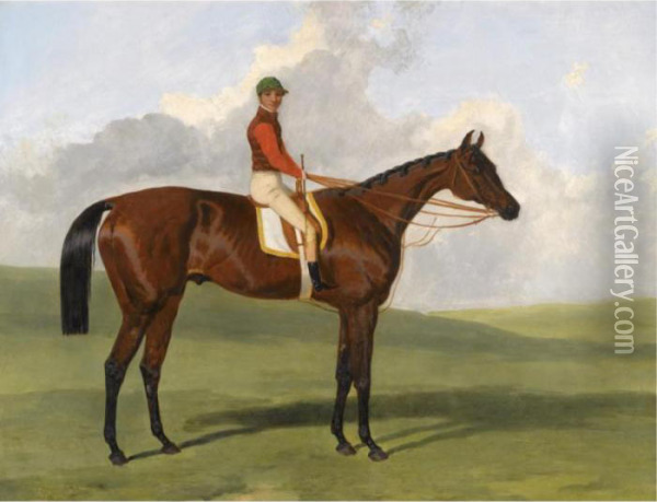 The Merry Monarch With F. Bell Up Oil Painting - Harry Hall
