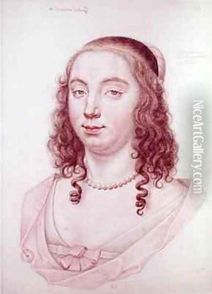 Henriette de Coligny Countess of La Suze Oil Painting - Daniel Dumonstier