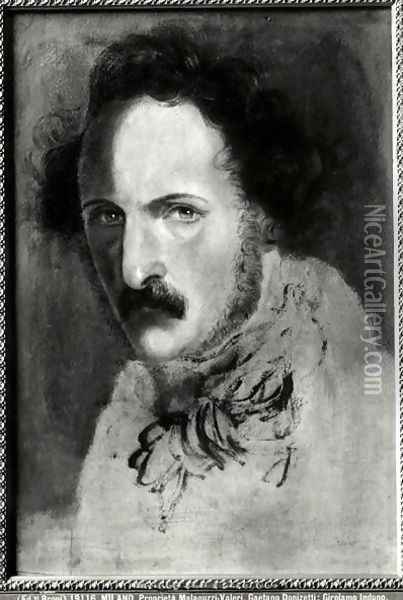 Portrait of Gaetano Donizetti Oil Painting - Girolamo Induno