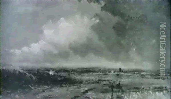 Near The Estuary Of The Stour Oil Painting - John Constable