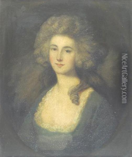 Relined & Restored By S. 
Lawrence Brooks, Artist, Restorer And Re- Liner, 89 Finborough Road, 
Earl's Court, London Sw (contractor To H.m. Government) Oil Painting - Thomas Gainsborough