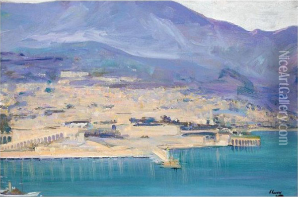 Monte Carlo - Twilight Oil Painting - John Lavery