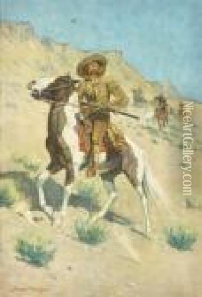 The Scout Oil Painting - Frederic Remington