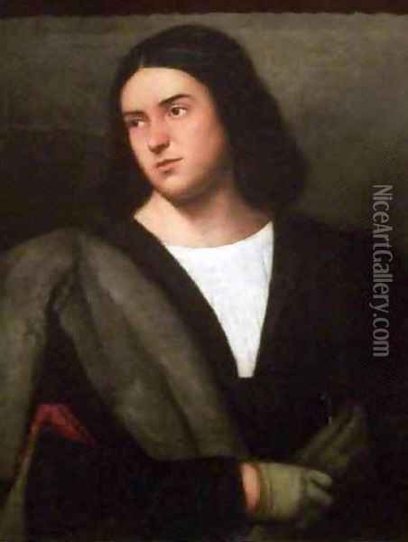 Portrait of a Man Oil Painting - Bernardino Licinio