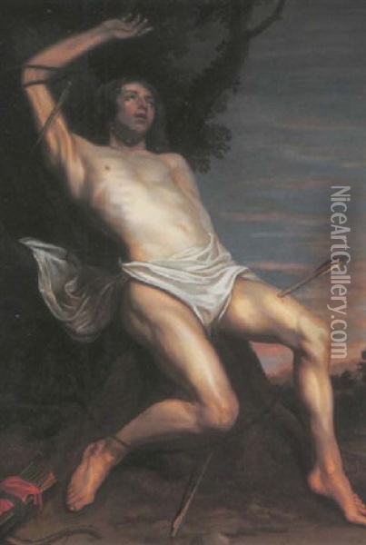 Saint Sebastian Oil Painting - Jan Boeckhorst