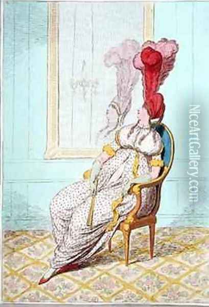 A Portrait of Modern Elegance Oil Painting - James Gillray