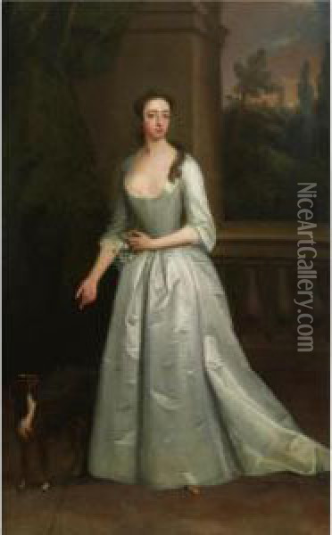 Lady Henrietta Spencer Oil Painting - Enoch Seeman