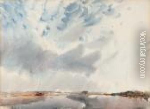 Low Tide Oil Painting - Philip Wilson Steer