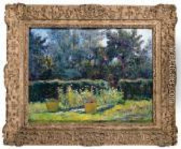 End Of The Garden - Los Rossignol Oil Painting - James Bolivar Manson