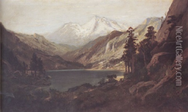 A View Of The Hetch Hetchy Oil Painting - William Keith