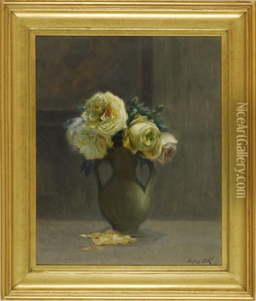 Floral Still Life Oil Painting - Jacques Bille