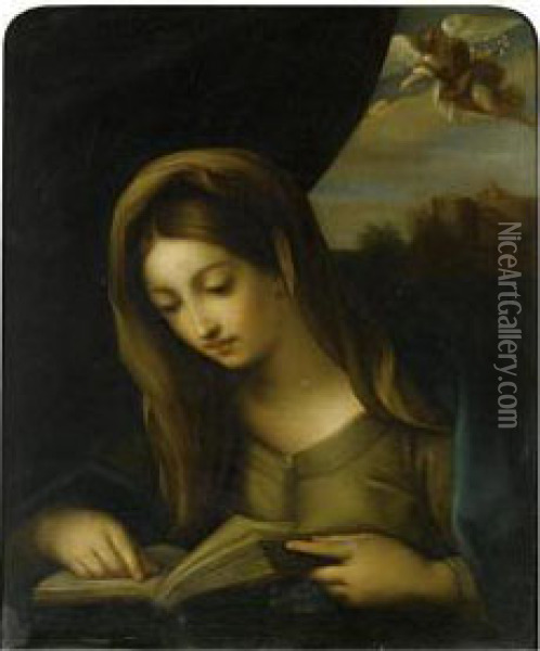 The Annunciation Oil Painting - Agostino Masucci