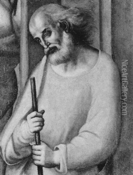 Der Heilige Joseph Oil Painting - Pietro Perugino