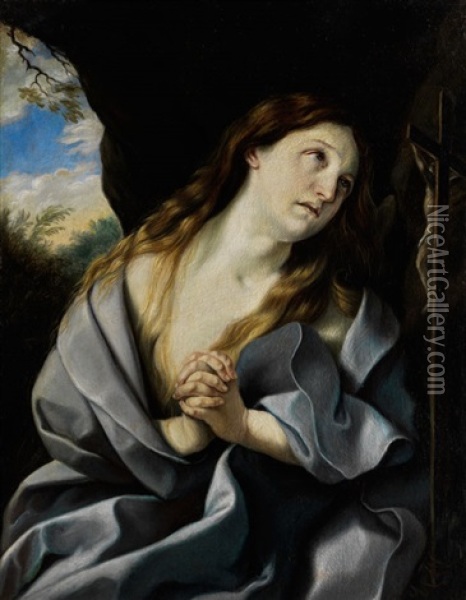 Bussende Maria Magdalena Im Gebet Oil Painting - Matteo Loves