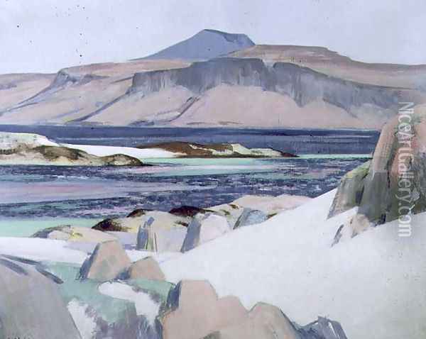 Ben More in Mull, c.1932 Oil Painting - Francis Campbell Boileau Cadell