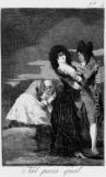 Los Caprichos Oil Painting - Francisco De Goya y Lucientes