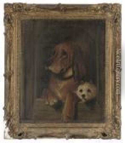 Dignity And Impudence Oil Painting - Landseer, Sir Edwin