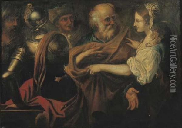 Negazione Di Pietro Oil Painting - Pietro della Vecchia