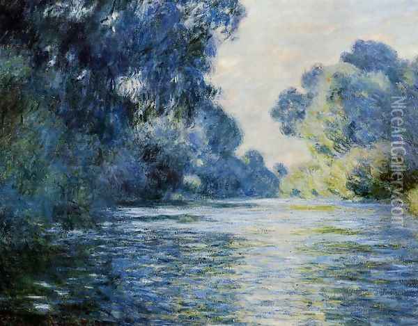 Arm Of The Seine At Giverny Oil Painting - Claude Oscar Monet