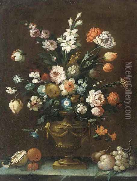 Flowers Oil Painting - Gasparo Lopez
