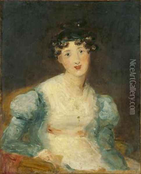 Young Lady Seated Oil Painting - Sir Thomas Lawrence
