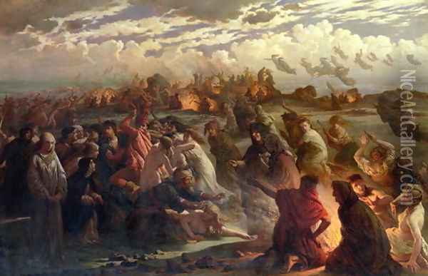 Walpurghis Night, 1862 Oil Painting - Gustav Adolph Spangenberg