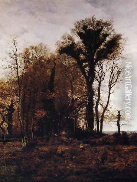 On the Borders of the Marsh Oil Painting - William Lamb Picknell