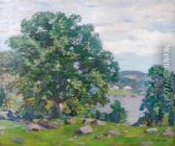 Landscape Oil Painting - Karl Albert Buehr