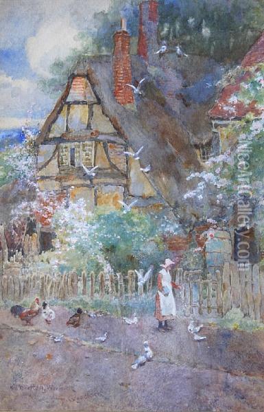Hill Wootton, Warwick Oil Painting - David Woodlock