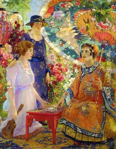 Fortune Teller Oil Painting - Colin Campbell Cooper