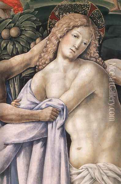 The Disrobing of Christ (detail) c. 1501 Oil Painting - Francesco Di Giorgio Martini