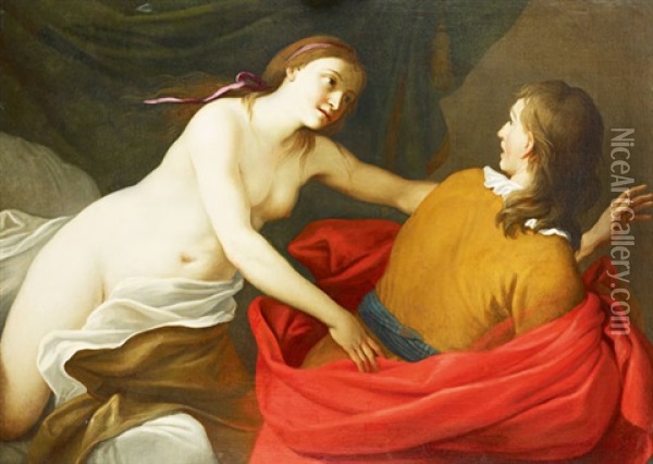 Joseph Et La Femme De Putiphar Oil Painting - Gerard de Lairesse