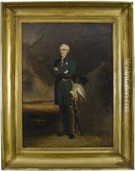The Duke Of Wellington Oil Painting - John William Salter