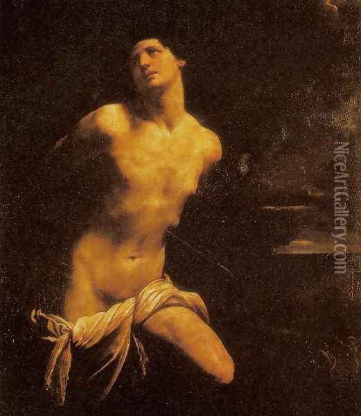 St. Sebastian (San Sebastiano) Oil Painting - Guido Reni