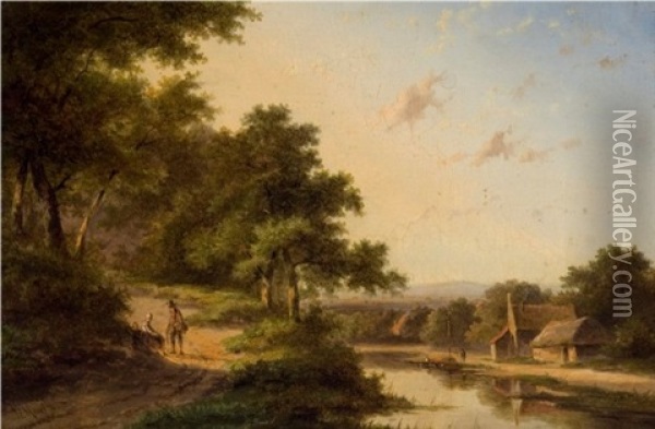 Landscape Oil Painting - Jan Evert Morel the Elder