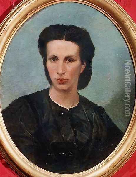 Portrait of Mrs. Biliotto Oil Painting - Giovanni Fattori