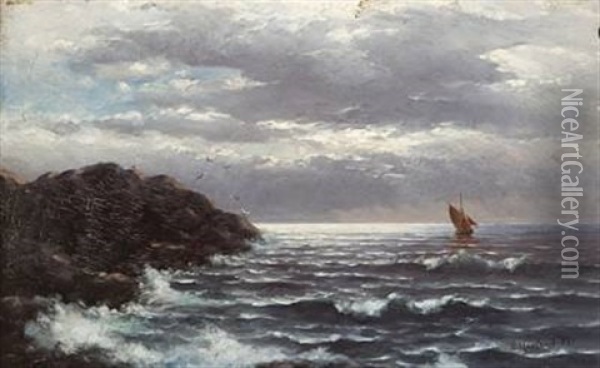 En Stille Dag Pa Havet Oil Painting - Lauritz Haaland