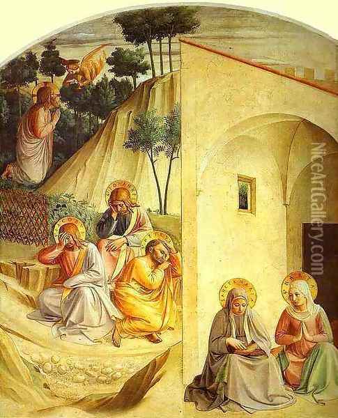 Agony in the Garden Oil Painting - Angelico Fra