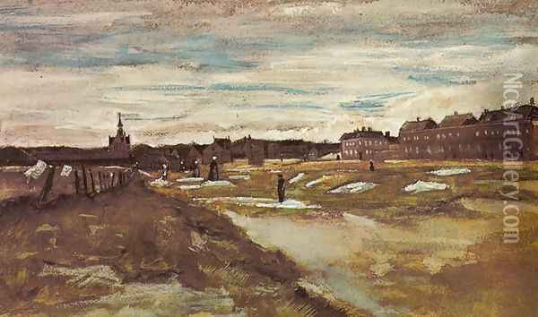 Bleaching Ground at Scheveningen Oil Painting - Vincent Van Gogh