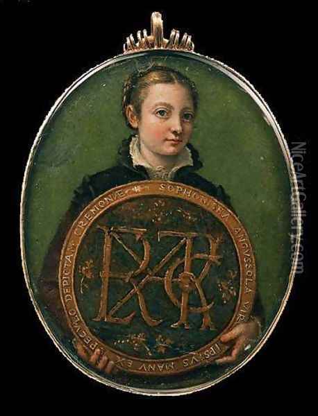 Self-Portrait 1556 Oil Painting - Sofonisba Anguissola