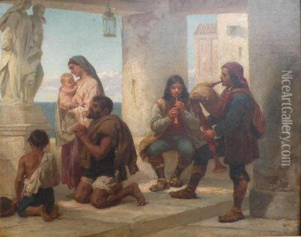 The Prayer Oil Painting - Frederick Goodall
