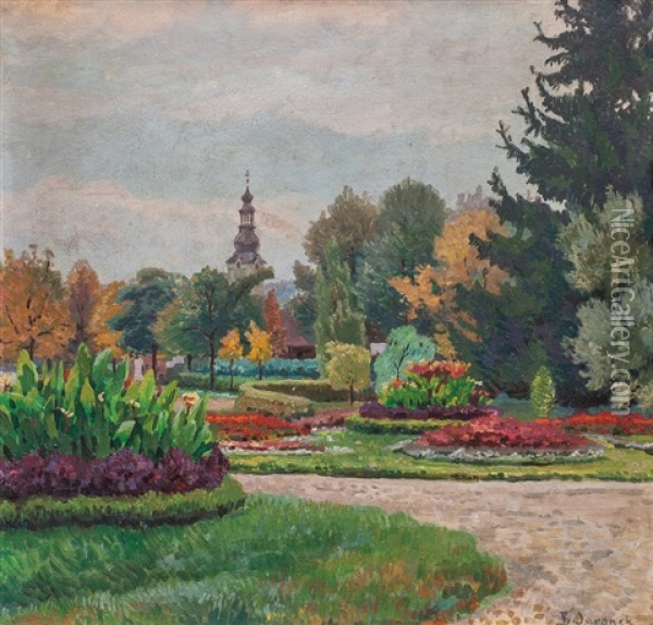 Park V Rozne Oil Painting - Bohumir Jaronek