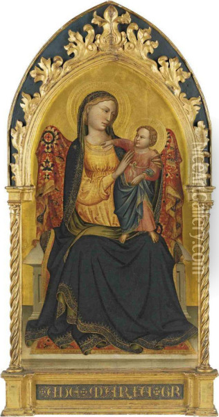 The Madonna And Child Oil Painting - Lorenzo Di Niccolo Di Martino