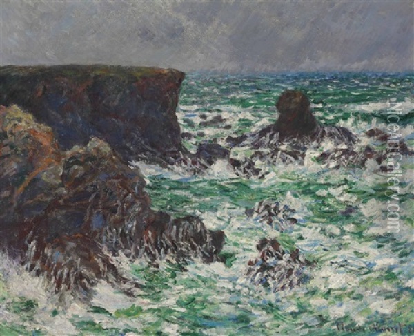 Port-coton: Le Lion Oil Painting - Claude Monet